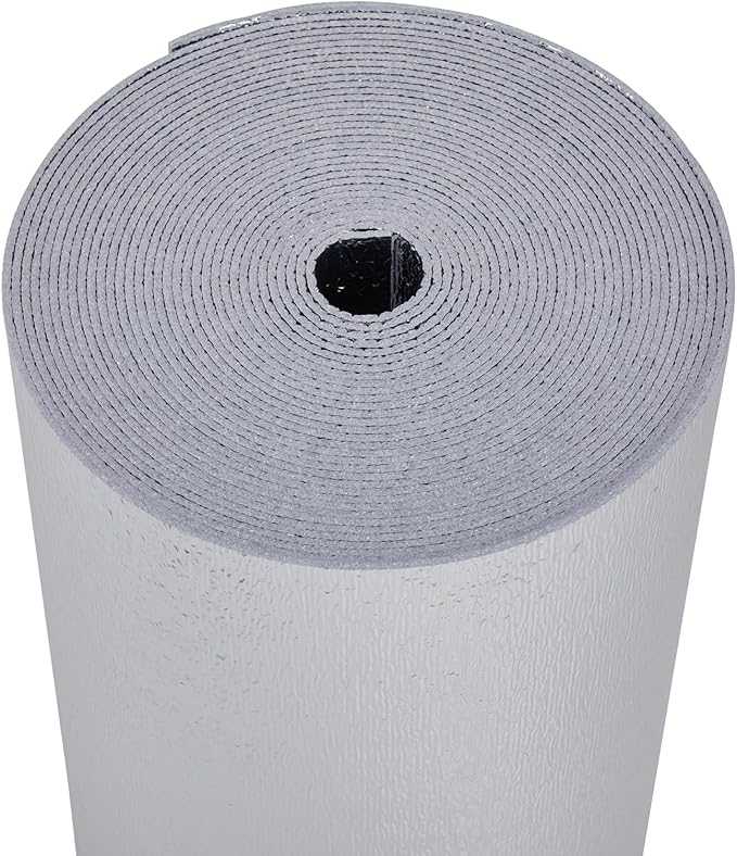 INSULATION MARKETPLACE SmartSHIELD -3mm 24inx50Ft ReflectiveINSULATION roll, Foam Core Radiant Barrier, ThermalINSULATION Shield - Engineered Foil - Image 5