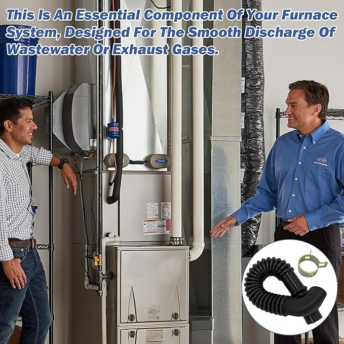 321235-101Replacement Furnace Drain Hose，Replacement for Carrier、Bryant&Payne，314781-702 ICP 1172245 Furnace Condensation Water Drain - Image 5