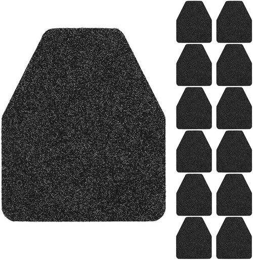 12 Pack Commercial Urinal Mats, Non-Slip Urinal Floor Mat for Men's Bathroom, Washable Rubber Urinal Pads for Business Bathroom by THMINS
