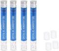 4 Pack Humidor Humidifier Tubes - Keeps Humidity at 70% with PG Infused Gel, Best Value – Each Tube Protects up to 25 Cigars by Essential Values by EssentialValues
