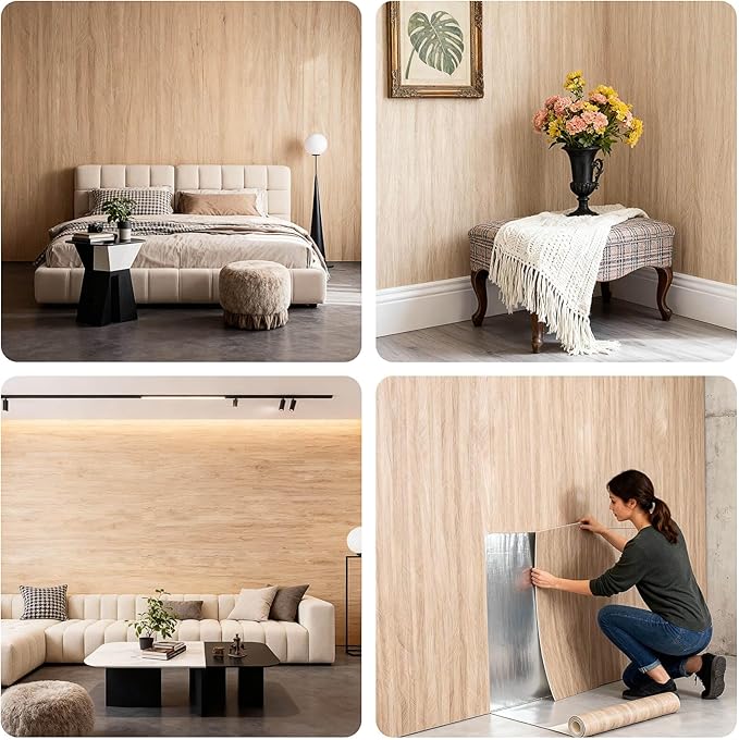 3D Wall Panels Peel and Stick – 23.82"x110" PVC Faux Travertine Texture, Self Adhesive Waterproof Wall Covering, DIY Accent Wall, Sofa Background Backsplash & Modern Home Decor, Covers 18 sq.ft - Image 5