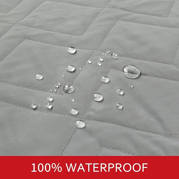 Waterproof Blanket 2 Pack Dog Bed Cover with Non-Skid Bottom, Couch Cover for Dogs, Mattress Protector Furniture Protector, Bed Couch Sofa(52" X 82") - Image 2