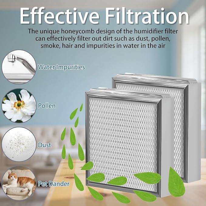 2 Pack 990-13 Humidifier Evaporator Water Pad Filters | Replacement for GeneralAire 990-13 / G13 Humidifier Media Filter Models 990, 1040, 1042, 1137, SL16, 709, GFI # 7002 - Image 5