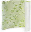 FIFTY FEET 12X120 Inch Shelf Liner for Kitchen Cabinets, PVC Drawer Liner for Dresser Non-Slip Bathroom, Non-Adhesive Cabinet Liner Washable (Green Bubble)(1 Roll) by FIFTYFEET