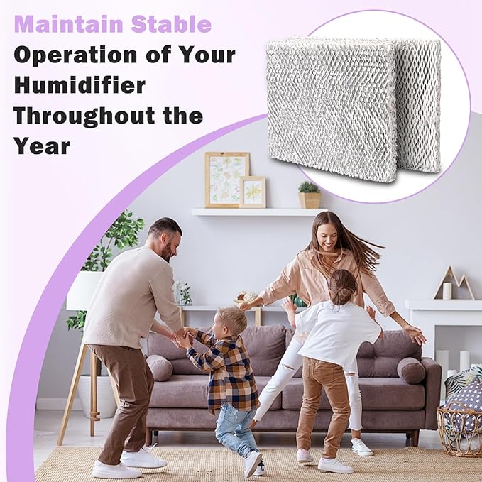 10 Humidifier Filter Water Panel Compatible with Clean Comfort HE12, HE12A, HE12M, HE12MM, 2 Pack Whole House Humidifier Replacement Water Panel - Image 7