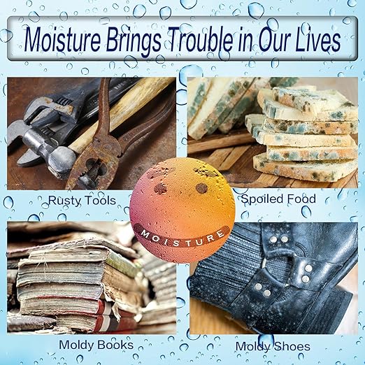 Silica Gel Packets, 5 Gram Desiccants Packs, Moisture Absorbers, Food Grade Silica Gel Desiccant for Storage, Silica Packets for Moisture Control[100 Packs] - Image 6