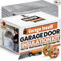 BEEST FULLSTOP Garage Door Insulation Kit - 16x7 & 16x8ft Single Garage Door Insulation Panels - 16 Pre-Cut 24x48 Foam-Core Panels w/ Tape, Cutter & Squeegee - Easy DIY For Instant Temperature Control by BEEST