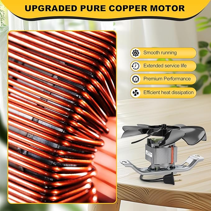 505 High Airflow Bathroom Fan for Ceiling – 8 Inch Fan with Powerful 200 CFM, Bathroom Exhaust Fan, Kitchen Exhaust Fan, Household Ventilation Fans - Image 3