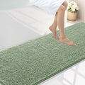Smiry Luxury Chenille Bathroom Rugs 70x24, Extra Soft and Absorbent Shaggy Bath Mat, Machine Washable, Non-Slip Plush Carpet Runner for Tub, Shower, and Floor, Home Decor Accessories, Sage Green by Smiry