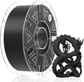 Official Creality Hyper PETG-CF (Carbon Fiber) Filament 1.75mm, High Speed Hyper PETG-CF 30-300mm/s 3D Printer Filament, Dimensional Accuracy +/-0.02mm, 1KG Spool Black, Fit Most FDM 3D Printers by Creality
