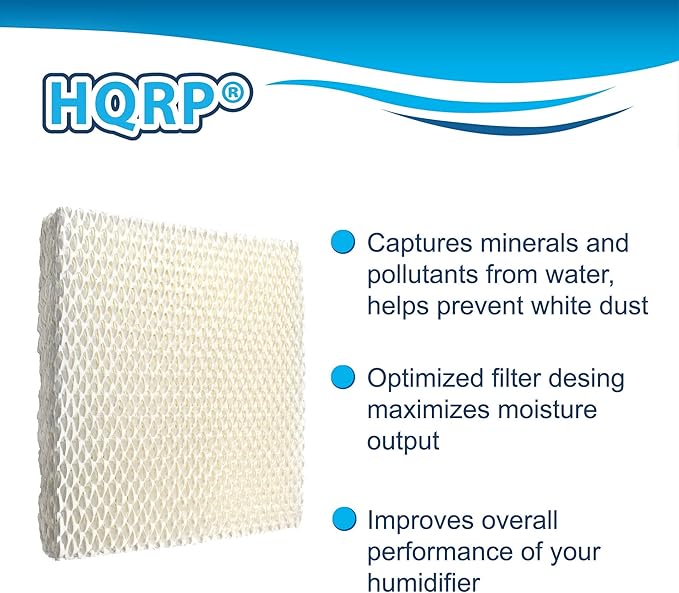 HQRP Pack of 4 Humidifier Wick Filters Compatible with Honeywell HAC-500 Compatible with Honeywell HCM-3000 / HCM-3003 Humidifiers - Image 4
