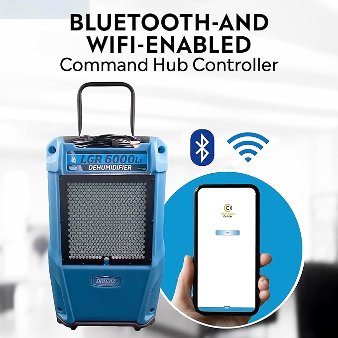 Dri-Eaz LGR 6000Li Commercial Dehumidifier with Pump, Portable Industrial Dehumidifier (F600) - Image 6