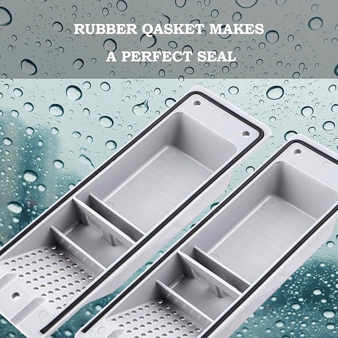 8 Pack Shipping Container Air Vent Kit Storage Container Vents Accessories Cross Flow Ventilation Kit Reduce Heat Humidity Pressure Condensation Add Air Flow - Image 2