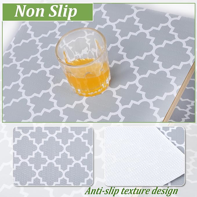 Shelf Liners for Kitchen Cabinets 15 Inch Wide X 20 Ft Non Adhesive Cabinet Drawer Liner Non Slip Waterproof Shelves Mat for Refrigerator Closet Cupboard Pantry Kitchen Bathroom - Image 5
