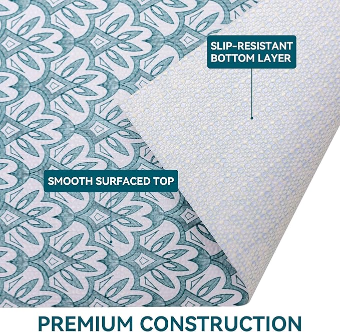 12" W x 240" L Floral Drawer and Shelf Liner for Cabinets, Non-Adhesive Strong Grip Non-Slip Flower Shelf Cabinet Kitchen Shelf Liners for Kitchen Cabinets - Image 6