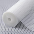 Shelf Liners for Kitchen Cabinets Refrigerator Liners Waterproof & Oil-Proof Kitchen Cupboard Liner Non-Slip Drawer Mats EVA Material Non Adhesive Fridge Liner for Shelves Clear 35.4 x 236.2 Inches by StaHom
