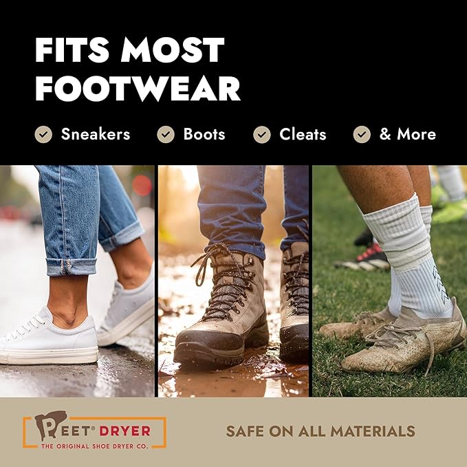 PEET, Power Plus Dryer, Lightweight & Portable Boot Dryer, Travel Shoe Dryer for Work Boots, Sneakers, Ski Boots, Cleats, Athletic Shoes - Image 6