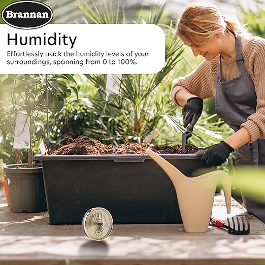 Brannan Max Min Thermometer and Hygrometer - Ideal Greenhouse Thermometer and Humidity Meter to Monitor Maximum and Minimum Temperatures and Humidity Easily Wall Mounted - Image 7