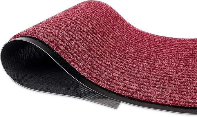 MaxMat® Extra Large Commercial Door Mat, Rubber Border Heavy Duty Door Mat, Waterproof, Low-Profile, Easy to Clean, Rubber Entry Mat. (Red, 4 x 10 Feet) - Image 4