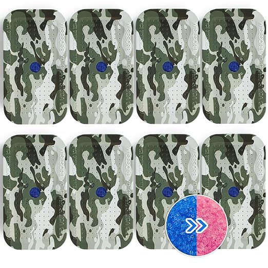 8Pcs 40g Rechargeable Gun Safe Dehumidifier, Blue to Pink Color Indicating Silica Gel Desiccant Canister - Camouflage, Desiccant Moisture Absorbs for Storage by Wisesorb