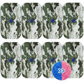 8Pcs 40g Rechargeable Gun Safe Dehumidifier, Blue to Pink Color Indicating Silica Gel Desiccant Canister - Camouflage, Desiccant Moisture Absorbs for Storage by Wisesorb