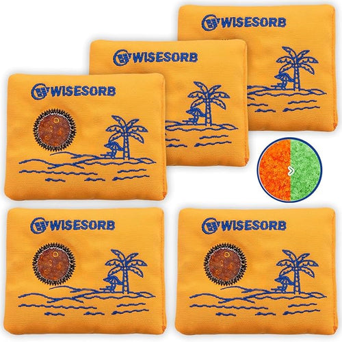 100gx5pcs Rechargeable Desiccant Packs for Storage, Reusable Dehumidifier Bags Visible Color Indicating Silica Gel Packets Moisture Absorbers for Safe Closet 3D Filaments Electronics Camera by Wisesorb