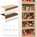 5 Pcs Custom Shelf Covers for Wire Shelving, Wood-Look Faux Wood Wire Rack Covers, PVC Thickened Shelf Liner, Waterproof and Moisture-Proof Shelves Cover for Pantry, Closet, Laundry Room,Bathroom by SUNTONGLU