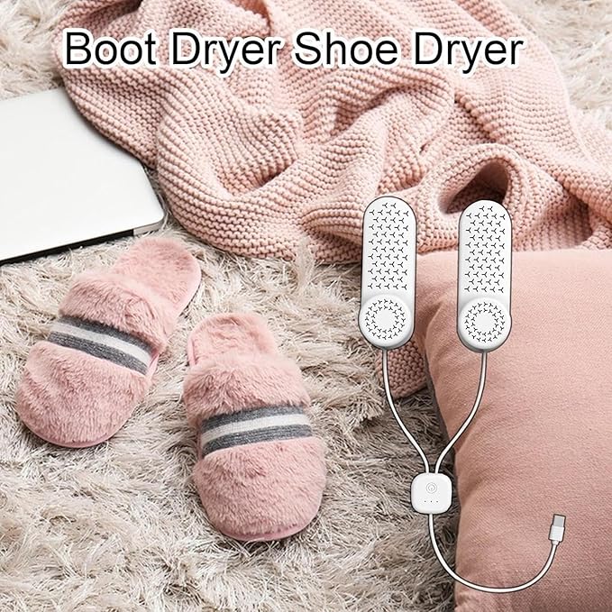 Shoe Dryer w/3H/6H/9H Timer Portable USB Dryer Electric Shoe Drying Machine Foot Boot Dryer & Glove Warmer - Image 2