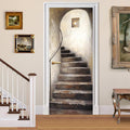 3D Door Stickers, Peel and Stick Vinyl Wallpaper, Self-Adhesive Mural Door Cover for Home Decor 30.3" W x 78.7" H by BVBOX