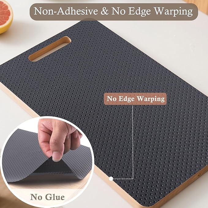 Shelf Liner Non-Slip 10 Inch Wide X 20 Ft Kitchen Cabinet Drawer Liners Waterproof & Oil-Proof Drawer Liners for Cupboard Pantry Non Adhesive Refrigerator Shelf Liner Strong Grip Cabinet Mat (Black) - Image 5