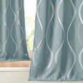 NICETOWN Room Darkening Curtains for Living Room, Stormy Sea, 2 PCs, 52 inch by 84 inch, Easy Care Solid Thermal Insulated Grommet Room Darkening Curtains/Panels/Drapes for Bedroom Decoration by NICETOWN