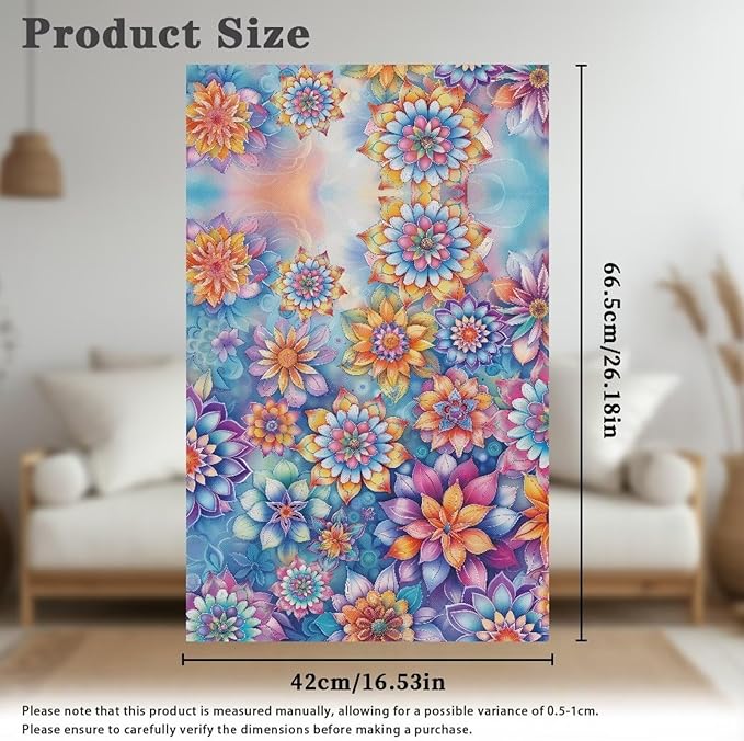 Tropical Flower Sofa Headrest Covers Anti-Fade Protective Sofa Covers Pet-Scratch Resistant Recliner Backrest Cover 16.53 x 26.18 in Furniture Protector for Office Living Room - Image 7