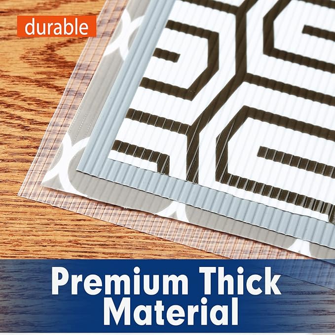 Shelf Liner, Drawer Liner, 12 x 120 Inches Cabinet Liner for Kitchen Cabinets Non-Adhesive Shelf Liners, Waterproof Shelf Paper with Non-Slip, Durable Liners, Clear - Image 5