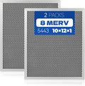 2-Packs 5443 Washable MERV 8 Dehumidifier Filter 10x12x1 Compatible with AprilAire Whole-House Models1830 1850 1852 and Ventilation Models 8191 8192 Replacement Filter by XFIBER