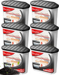 Vacplus Moisture Absorbers 6 Pack, Portable Humidity Absorber Boxes for Your Bathroom, Closet & Car, Dehumidifier with Activated Carbon, 16.0 Oz by Vacplus