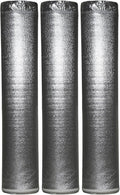 600SQFT AMERIQUE Flooring Silver Chrome Underlayment Padding with Tape & Vapor Barrier 3-in-1 Heavy Duty Foam 3MM Thick(600SF Total, Pack of 3 Rolls, 200SF/Roll) by AMERIQUE