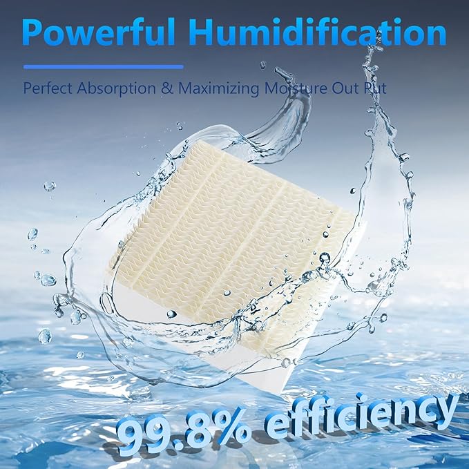 Funmit 1043 Super Humidifier Wick Filter (3 Pack) Replacement for Essick Air AIRCARE EP9500, EP9700, EP9800, EP9R500, EP9R800, 821000, 826000, 826800, 831000 Bemis Space Saver 800 8000 Humidifiers - Image 3