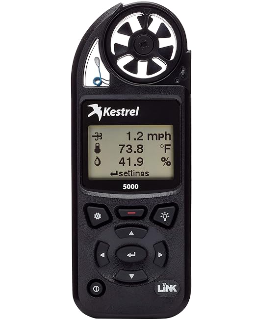 Kestrel 5000 Environmental Meter with Link, Black by NKKestrel