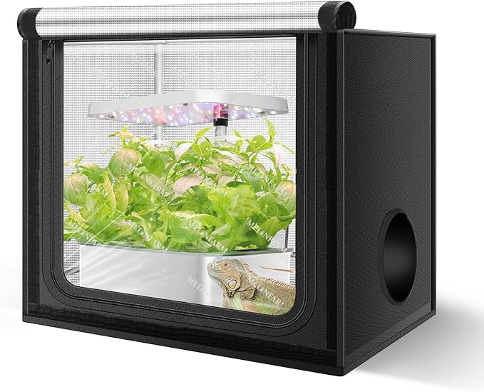 MELONFARM 24"x16"x20" Grow Tent, Double Transparent Viewing Door Indoor Grow Tent, Growing Tent with High Reflective Mylar & Floor Tray, Plant Tent for Indoor Hydroponics Growing by MELONFARM