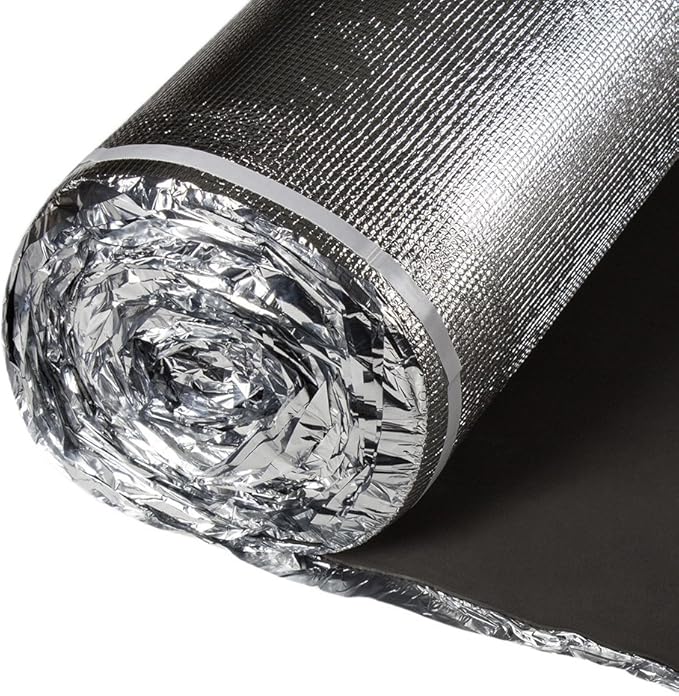 Vapor Barrier Flooring Underlayment - 3in1 Silent Padding - 2mm w/Overlap and Tape Attached - IIC 65 - Bestlaminate 100 sf/roll by Be%24t+Laminate