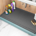 TigeJoy 34" x 19" Under Sink Mats for Kitchen Waterproof, Leak-Proof Silicone Mat Sink Protector and Cabinet Liner, Kitchen Essentials Organizer and Storage, Boot or Shoe Tray, Pet Feeding Mat by TigeJoy