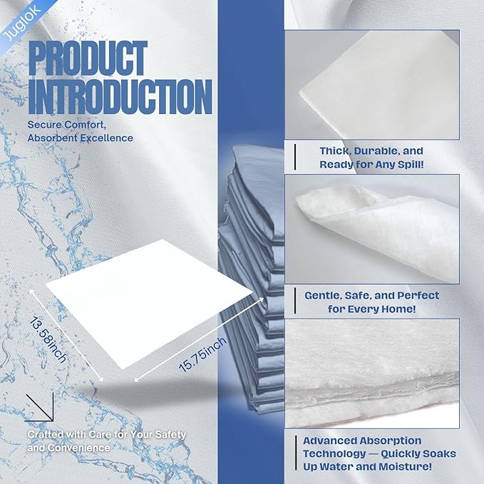 10 Pcs Water Absorbent Mats - 13.8" x 15.8" Reusable Water Absorbing Pads for Home, Kitchen, Garage, and Basement - Hand-Wringable Quick-Dry Water Absorbers (1 Pack, 10 Pcs) - Image 2