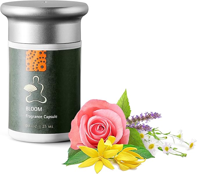 Home Diffuser - Luxury Hotel Fragrance Capsule - Bloom - Ylang-ylang, Rose, Chamomile and Geranium - Created to Inspire a Sense of Joy, Uplift, and Boost Mood. by Unknown