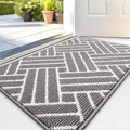 OLANLY Indoor Door Mat, 32x20 Inch, Dirt Resistant and Absorbent, Non-Slip Rubber Backing Floor Mats, Easy Clean Low-Profile Doormat for Entryway, Front Door, and Inside Entrance, Grey by OLANLY