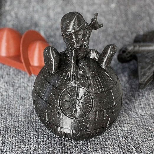 Polymaker Panchroma Galaxy PLA Filament 1.75mm, Galaxy Dark Grey 3D Printer PLA Filament 1kg - Twinkling 3D Printing Filament, Dimensional Accuracy +/- 0.03mm (0.6mm Nozzle Required) - Image 3