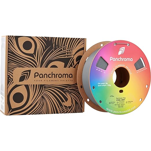 Panchroma PLA Steel Grey 3D Printer Filament, 1.75mm, 1kg Spool, Easy to Print, High Speed Printing, Tangle Free, AMS Compatible, Perfect for Toys, Decor, Miniatures, Models & Cosplay - Image 8