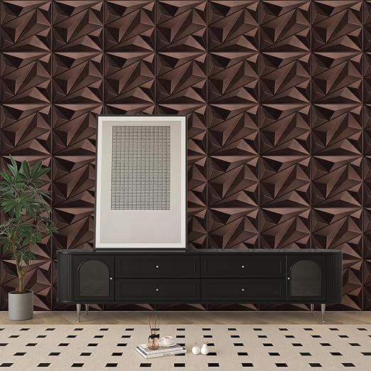 Art3dwallpanels Antique Copper 33 Pack 3D Wall Panels for Interior Decor, PVC Textured Wall Panels 12''x12'' Cover 32.Sq.Ft.Antique Copper - Image 8