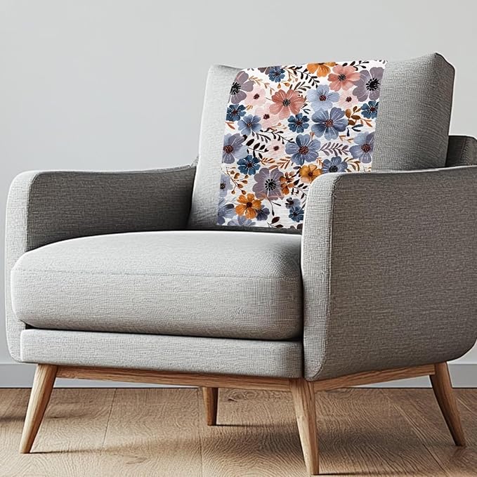 Flower Headrest Covers for Recliner Sofa Stain Resistant Couch Protector Anti-Slip Recliner Covers for Large Recliner Pet Scratch Resistant Cover for Loveseats Nice Recliner Accessories by Unknown