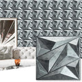 Art3dwallpanels 33 Pack 3D Wall Panel Diamond for Interior Wall Décor, PVC Textured Wall Panels, 12''x12'' Cover 32.Sq.Ft. Patina Bronze by Art3dwallpanels