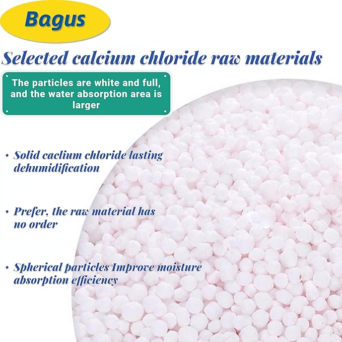 Bagus Hanging Moisture Absorber Bags (12 Pack) - Fragrance-Free Dehumidifier for Closet, Bathroom, RV, Boat & Storage Spaces, Compact Design with 12.5 Oz High-Capacity Absorption - Image 2